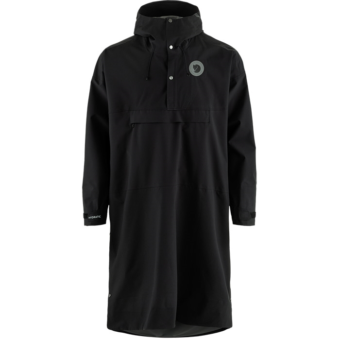 Sort Fjallraven Hoja Rain Poncho Regntøj Poncho - Fjällräven Regntøj  - 7323451084720