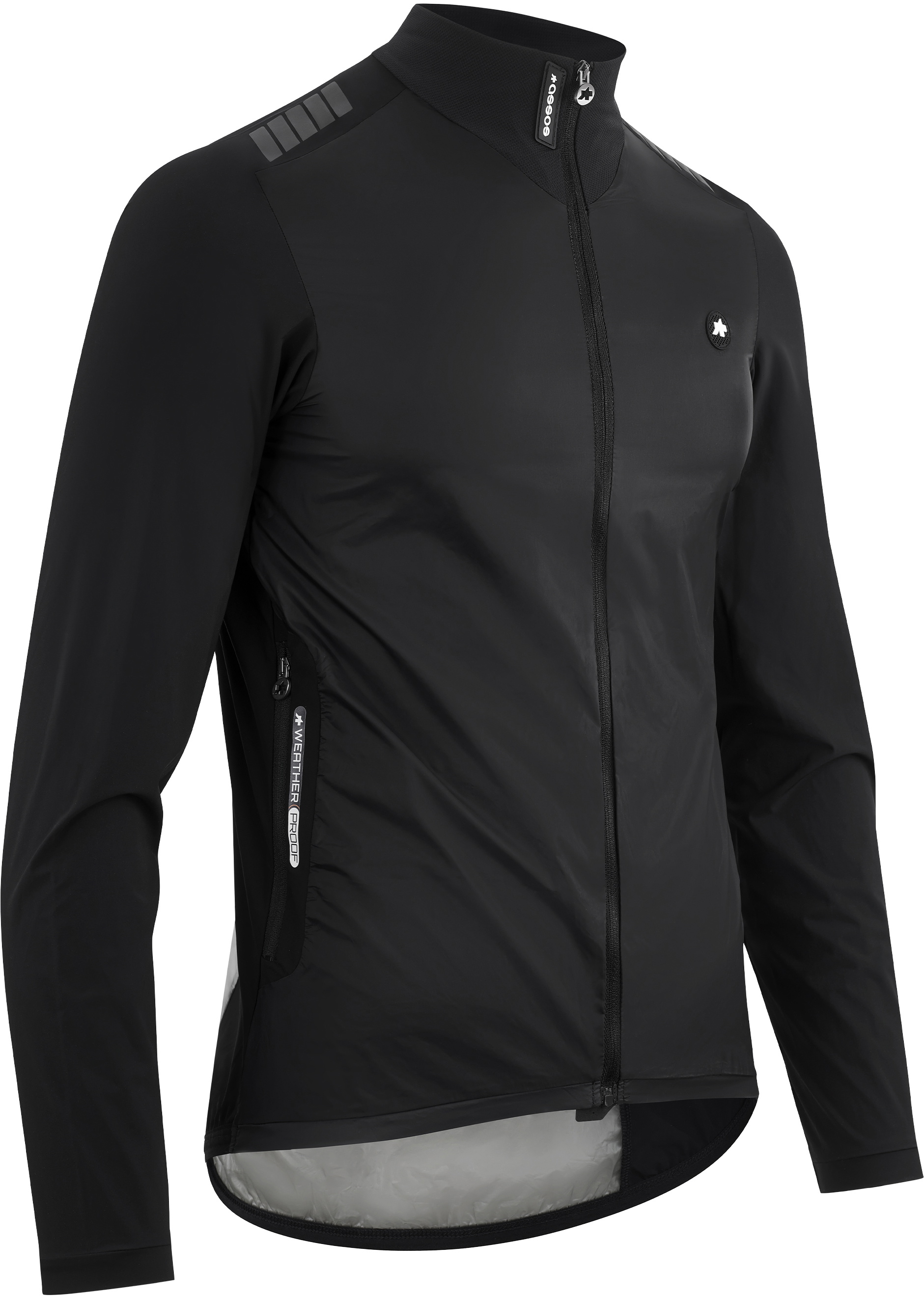 Sort Assos Tactica Shell Jacket Black Series - Assos Regntøj  - 7627776024455