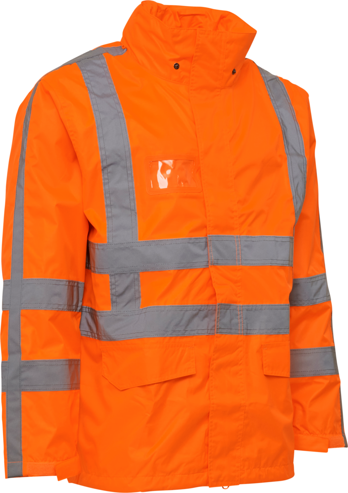 Orange Elka Visible Xtreme Regnjakke - Elka Regntøj  - 5706219228710