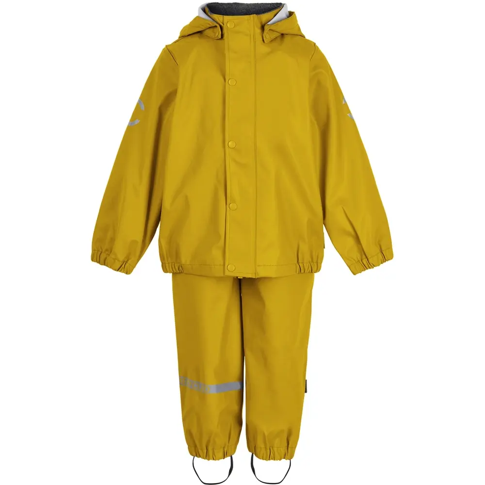 Gul Regntøj Recycled Sunflower 140 - Mikk-line Regntøj  - 5715073208875