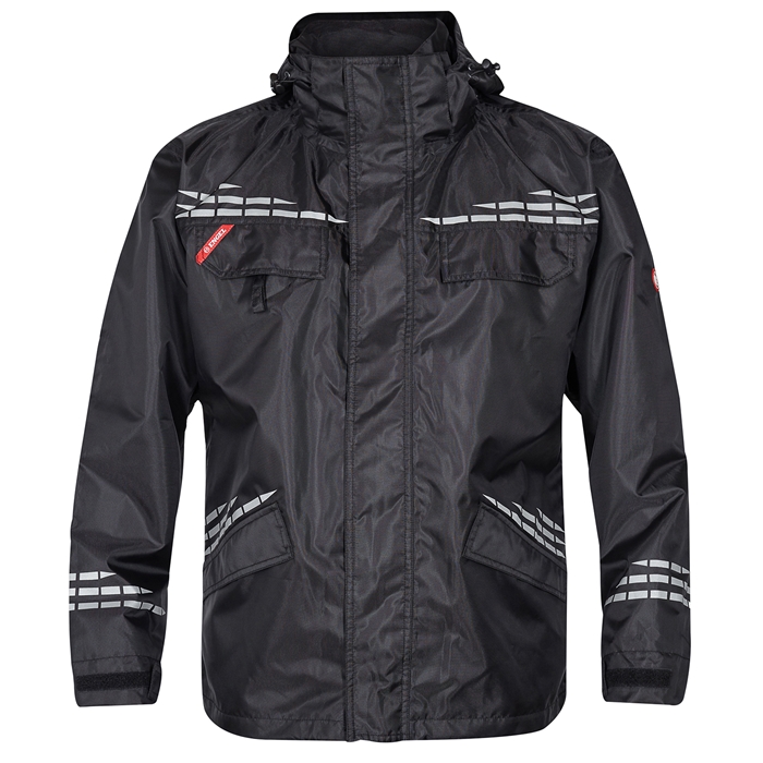 Engel Combat Regnjakke Sort 2xl - Fe-engel Regntøj  - 5702820412883