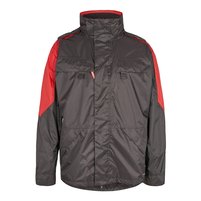 Engel Galaxy Regnjakke Antrazitgrå Tomato Red 3xl - Fe-engel Regntøj  - 5702820410995