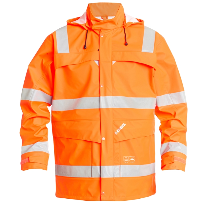 Engel 20471 Regnjakke Orange - Fe-engel Regntøj  - 5702820291938