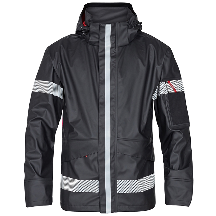 Engel Regnjakke Sort 4xl - Fe-engel Regntøj  - 5702820411480
