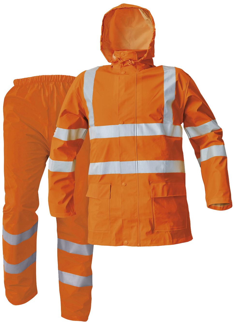 Regntøjssæt Siret Vis Orange Refleks - Os Regntøj  - 8591806189492
