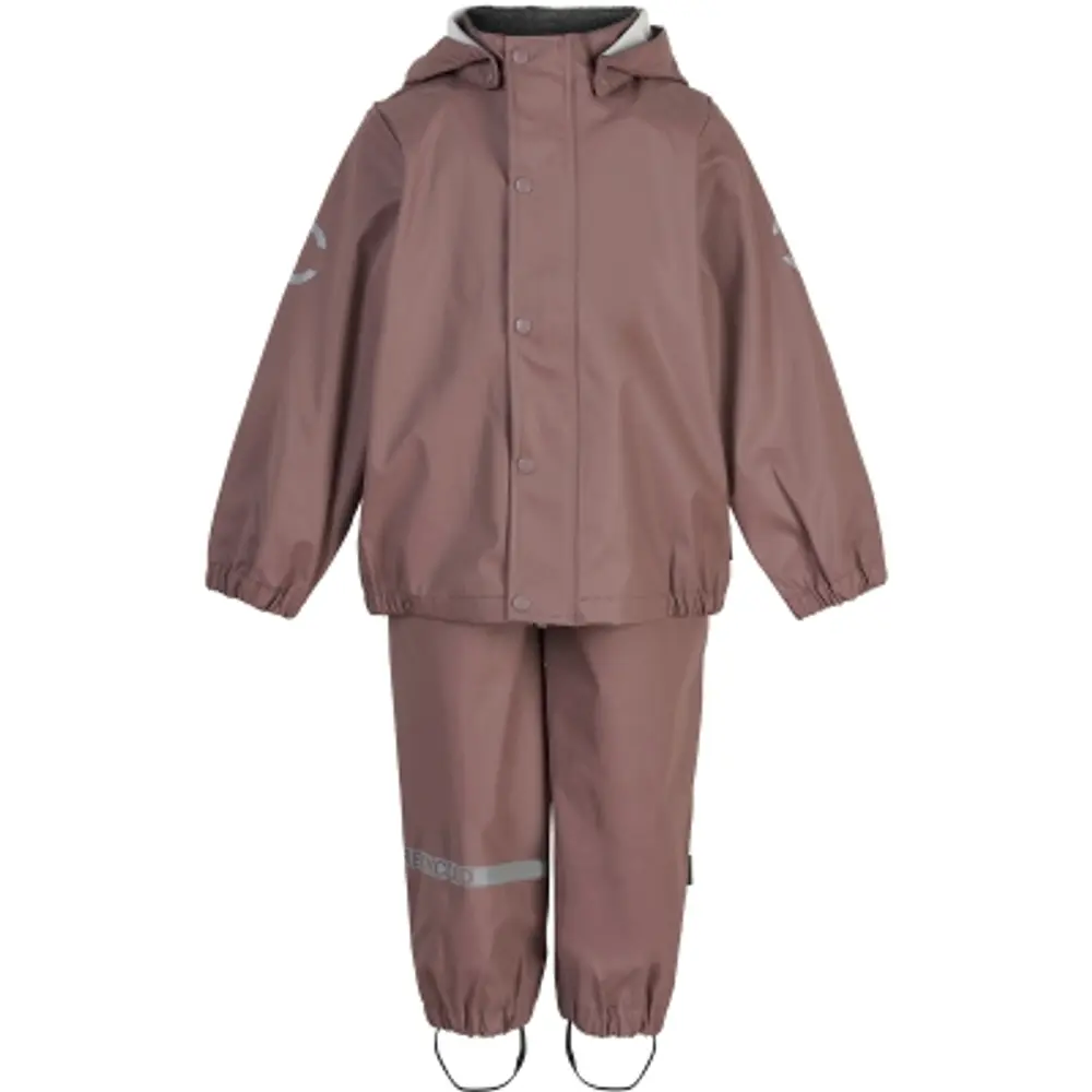 Lilla Regntøj Recycled Burlwood 140 - Mikk-line Regntøj  - 5715073208776