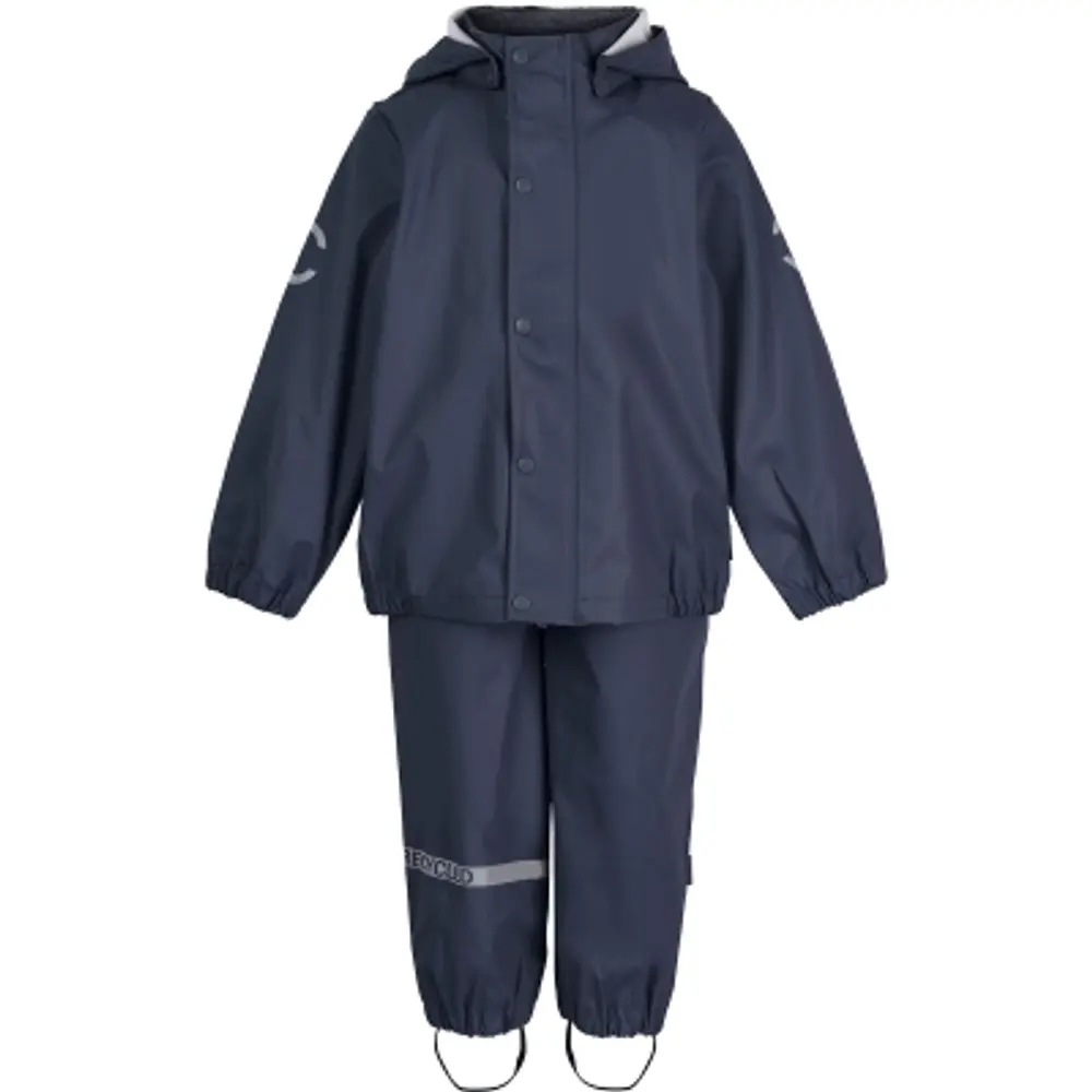Blå Regntøj Recycled Bluenights 134 - Mikk-line Regntøj  - 5715073208462