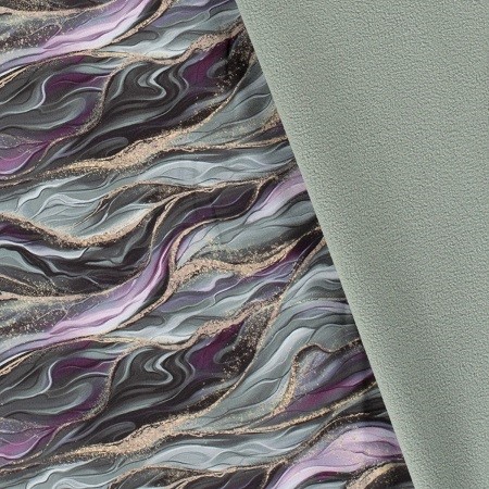 Grøn Softshell Abstrakt Digitalprint Støvet - Regntøj
