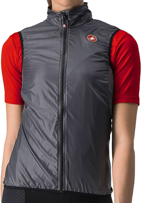 Castelli Aria Vest Vindvest Mørkgrå - Castelli Regntøj  - 8050949076392