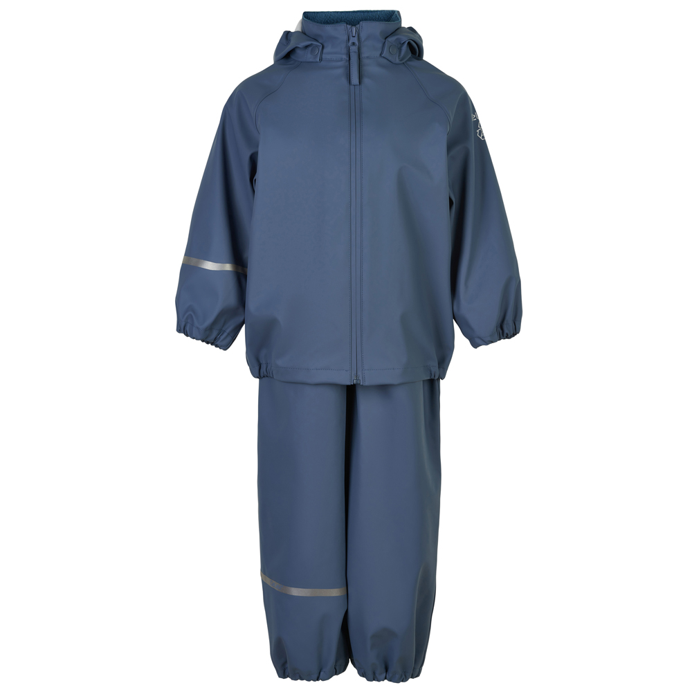 Blå China Blue Recycled Regntøj - Celavi Regntøj  - 5714625570804