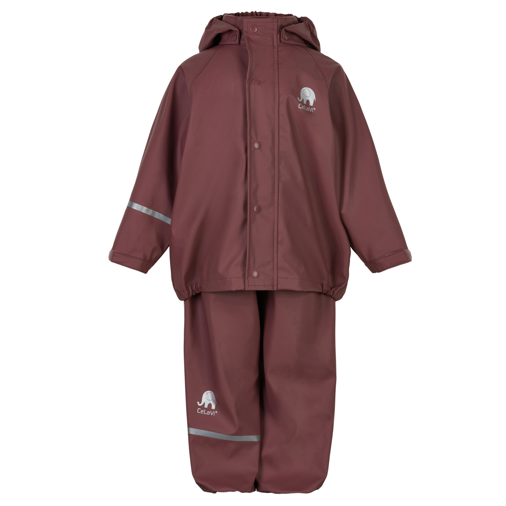 Lilla Rose Brown Regntøj - Celavi Regntøj  - 5714625593360