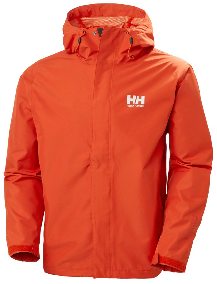 Helly Hansen Seven Regnjakke Herre Patrol Orange - Helly Hansen Regntøj