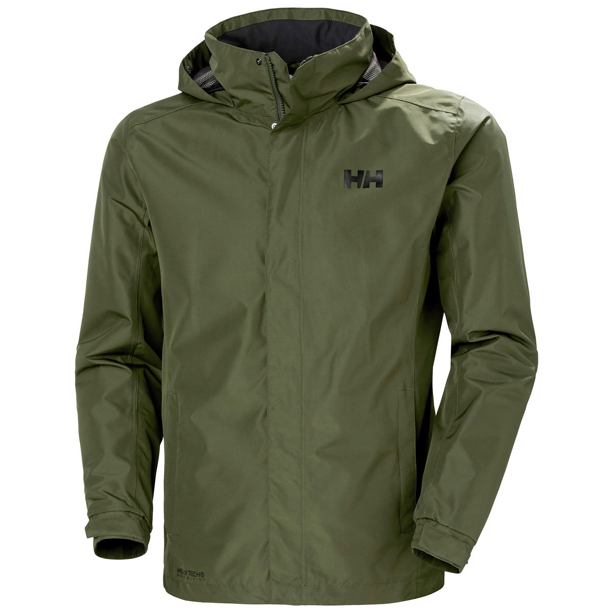 Grøn Helly Hansen Dubliner Regnjakke Herre - Helly Hansen Regntøj