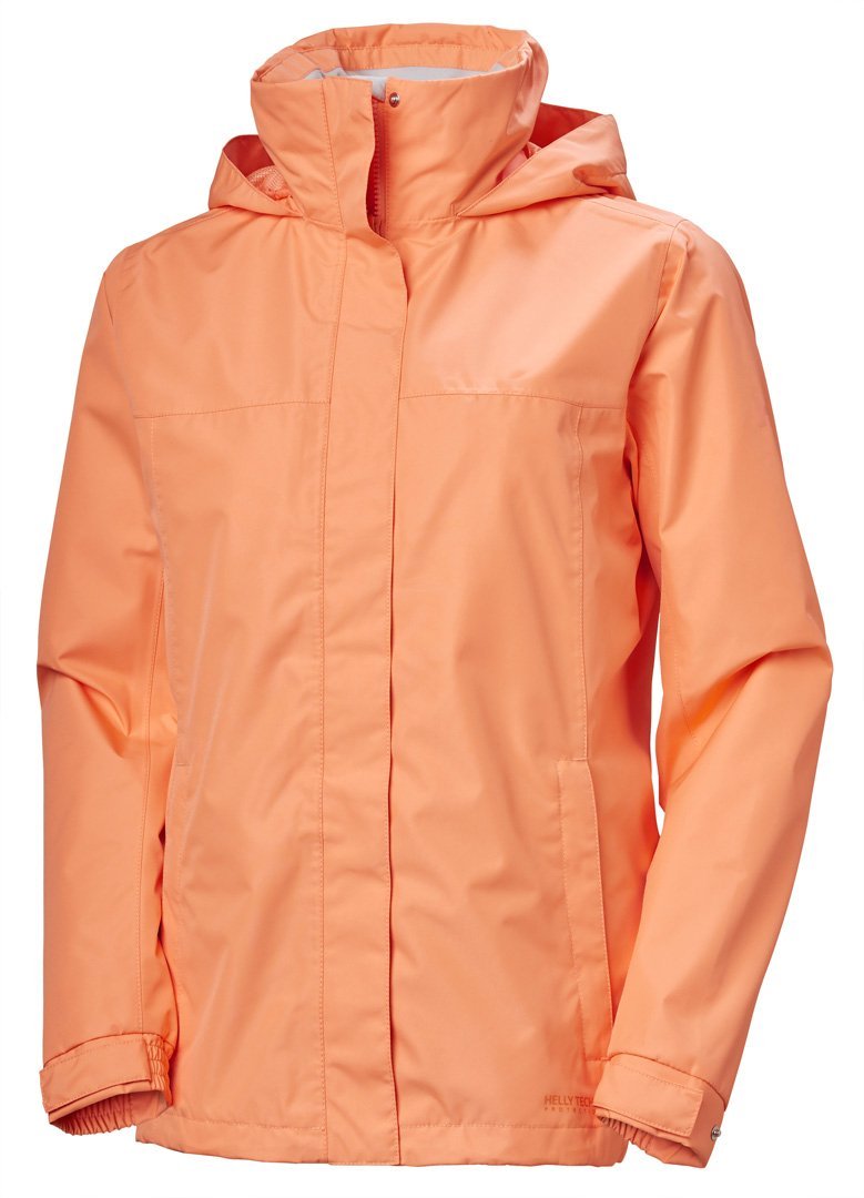 Helly Hansen Aden Regnjakke Dame Melon - Helly Hansen Regntøj