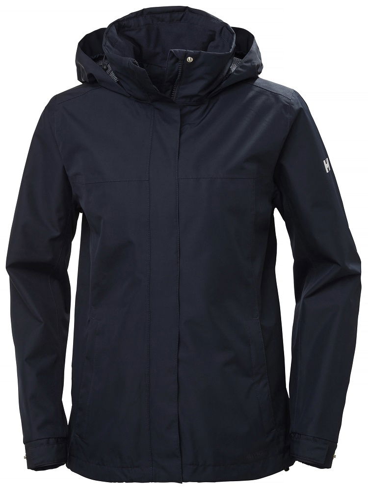 Helly Hansen Aden Regnjakke Dame Navy - Helly Hansen Regntøj