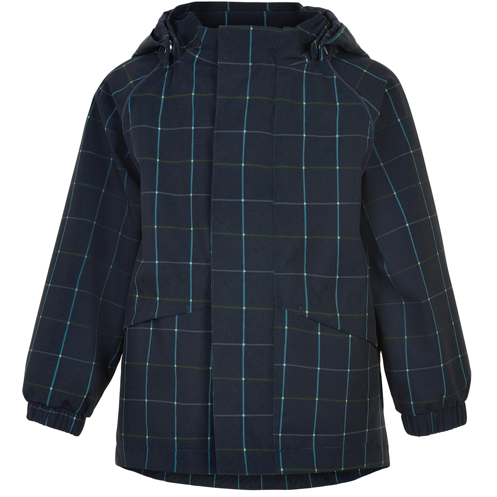 Navy Recycled Lille Alvin Regnjakke - Bylindgren Regntøj  - 5714069839376