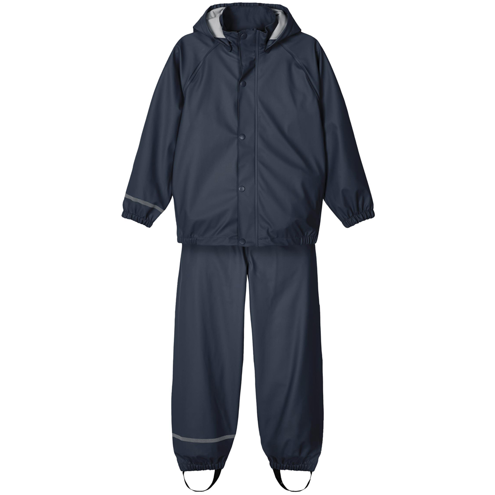 Navy Nkndry Regntøj 146 - Name It Regntøj  - 5714503337673