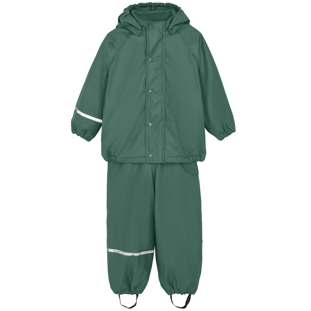 Grøn Regntøj Fleece 100 - Celavi Regntøj  - 5714999523680
