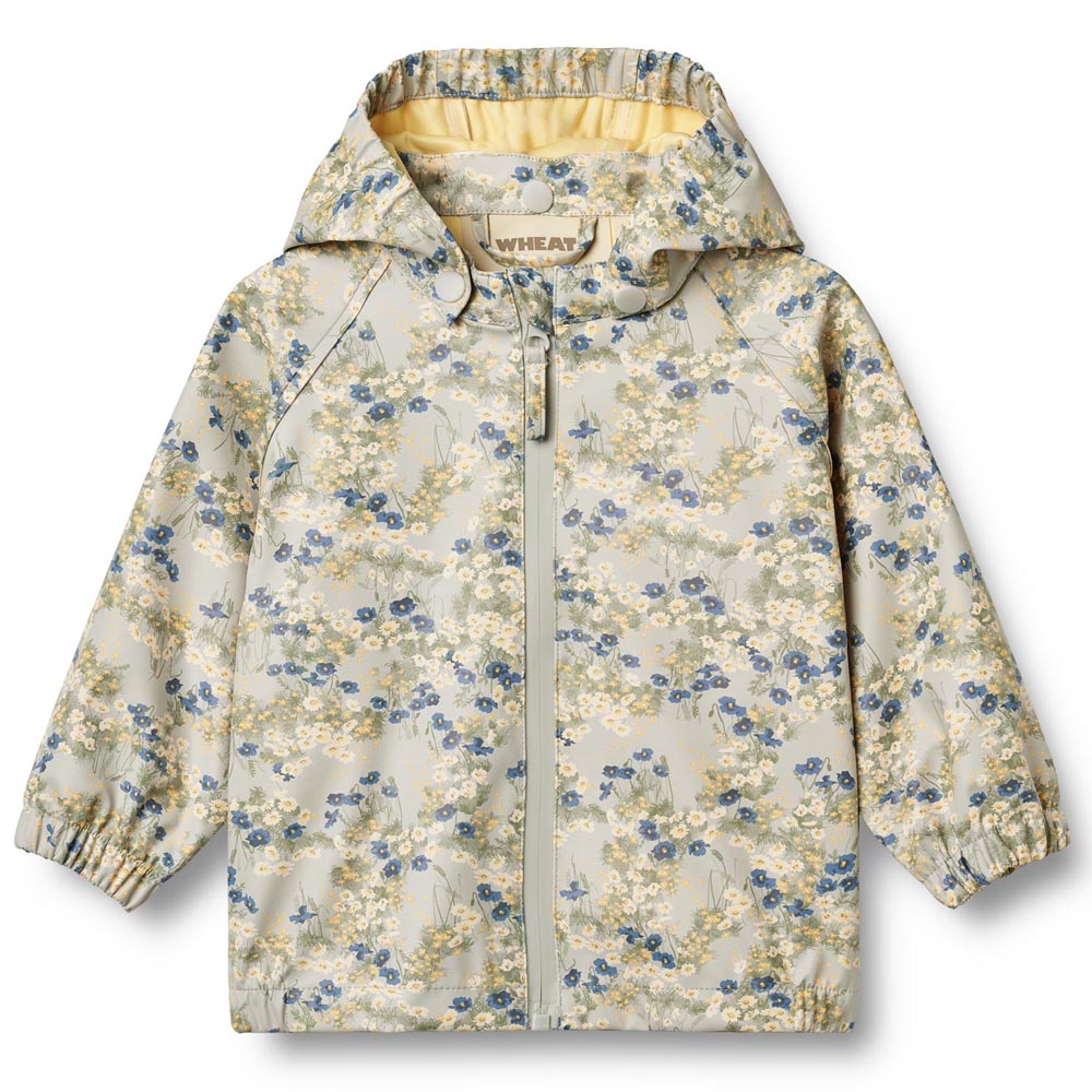 Lyseblå Recycled Chardy Regnjakke - Wheat Regntøj  - 5715596143653