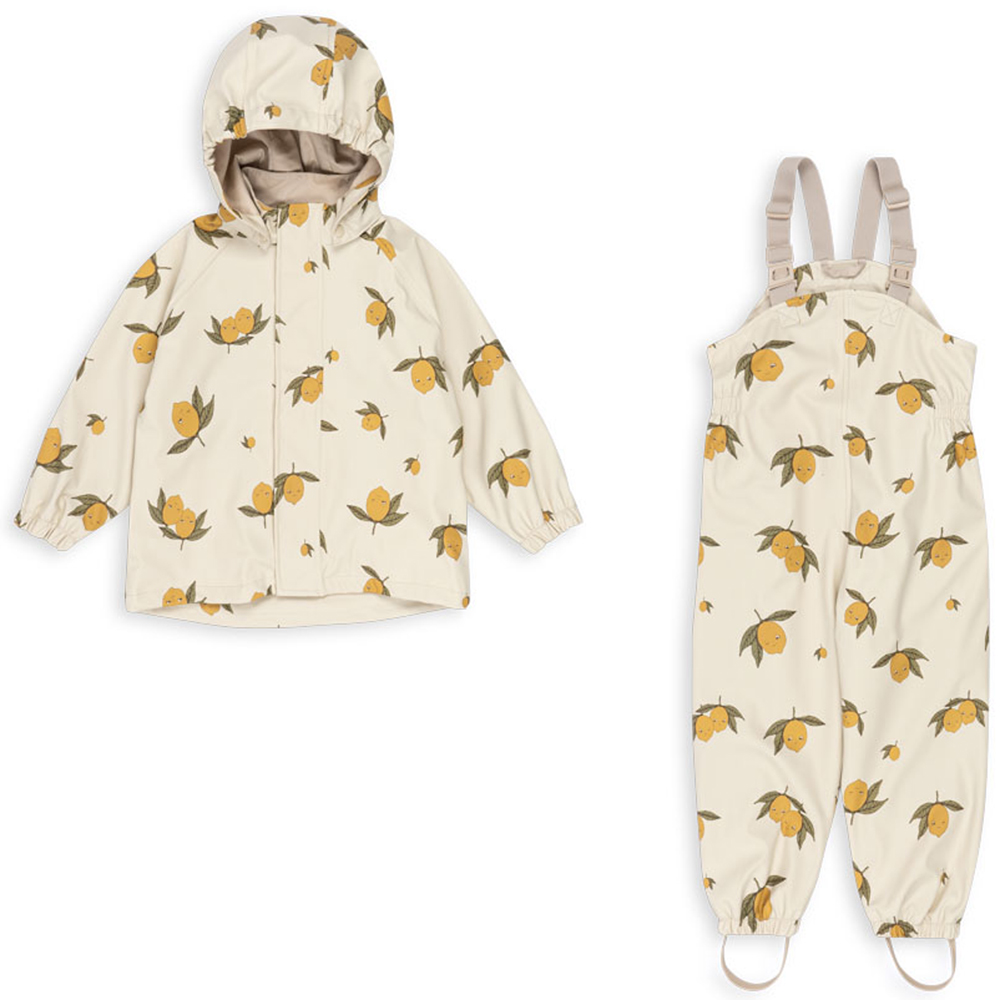 Creme Palme Regntøj Mdr - Konges Sløjd Regntøj  - 5715681008027