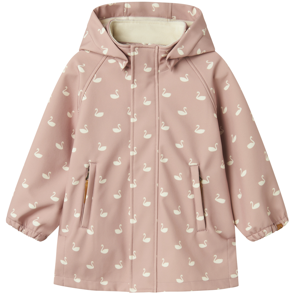 Rosa Nmflaalfa Regnjakke Mdr - Lil' Atelier Regntøj  - 5715677075996