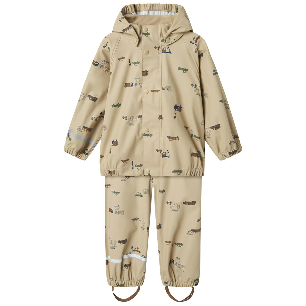 Beige Nmmdry10 Regntøj Mdr - Name It Regntøj  - 5715674313381