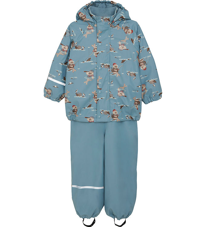 Blå Celavi Regntøj Fleece Smoke Blue - Celavi Regntøj  - 5714999521792