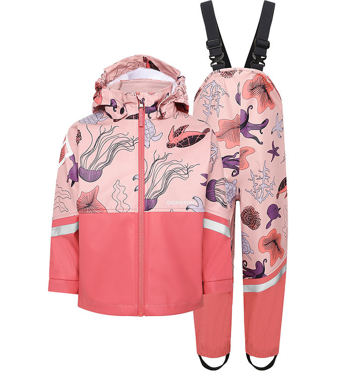 Rosa Didriksons Regntøj Seler Waterman Ocean Multi Pink - Didriksons Regntøj  - 7333371355046