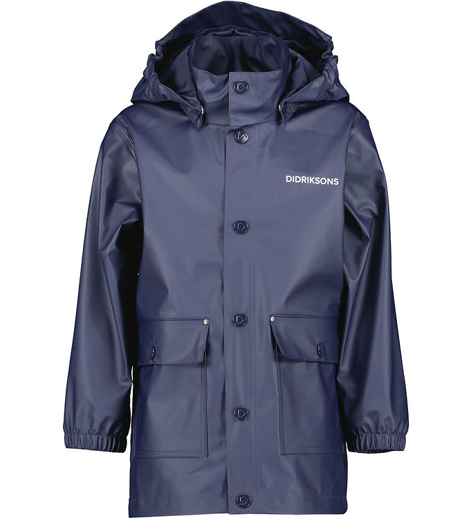Blå Didriksons Regnjakke Jojo Navy - Didriksons Regntøj  - 7333371230176
