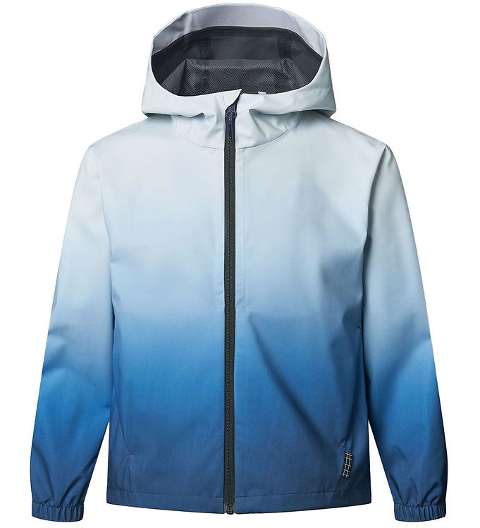 Blå Molo Regnjakke Horizon Fade Blue - Molo Regntøj  - 5715084819848