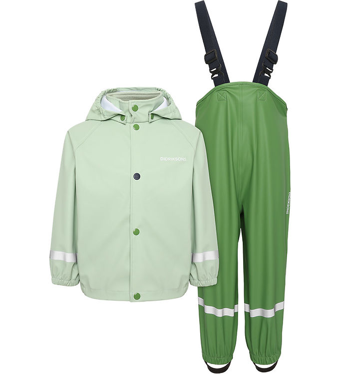 Grøn Didriksons Regntøj Seler Slaskeman Light Algae Green - Didriksons Regntøj  - 7333371337264