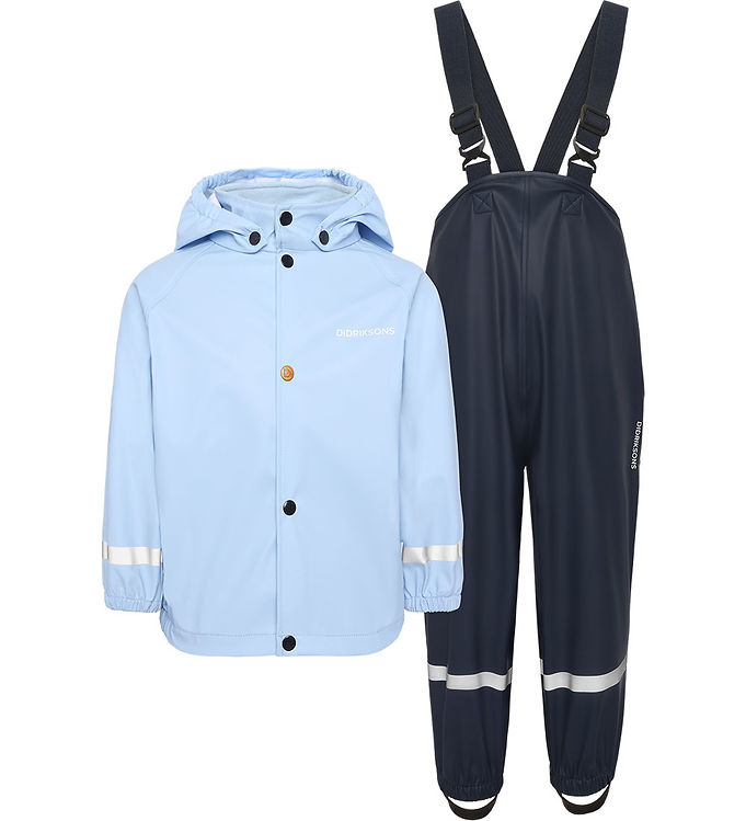 Blå Didriksons Regntøj Seler Slaskeman Light Sea Blue - Didriksons Regntøj  - 7333371337202