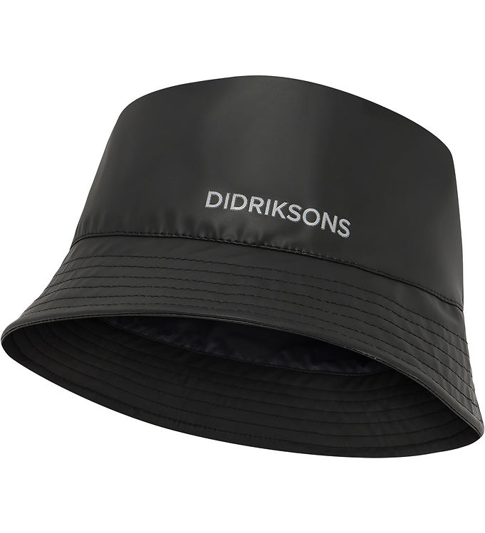 Sort Didriksons Regnhat Giga - Didriksons Regntøj  - 7333371358252