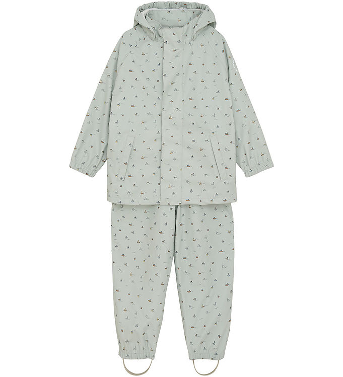 Blå Fant Regntøj Seler Jadeite Både - En Fant Regntøj  - 5713438156809