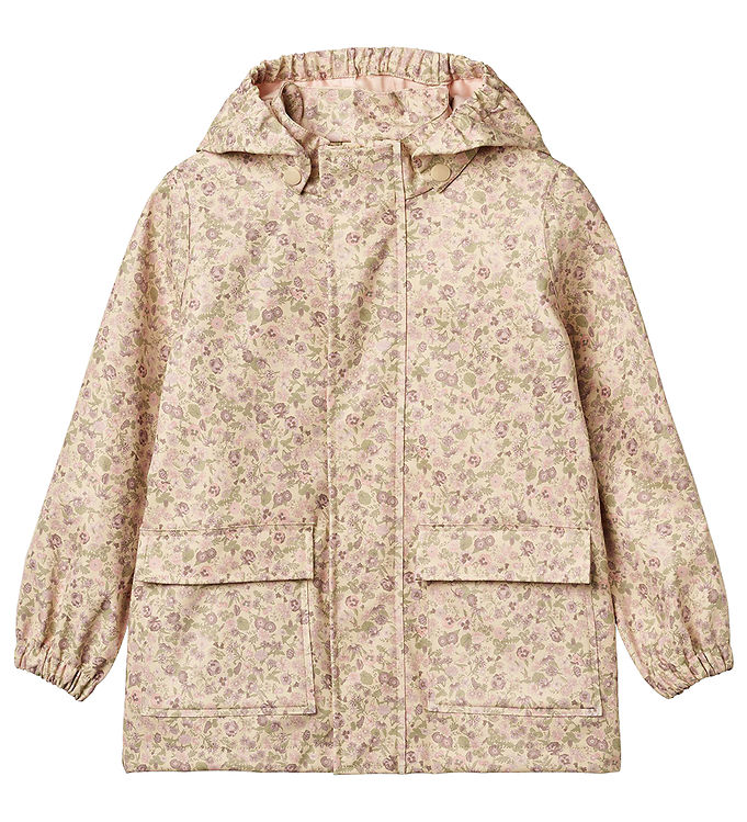 Beige Wheat Regnjakke Ollo Rose Flower Field - Wheat Regntøj  - 5715596145084