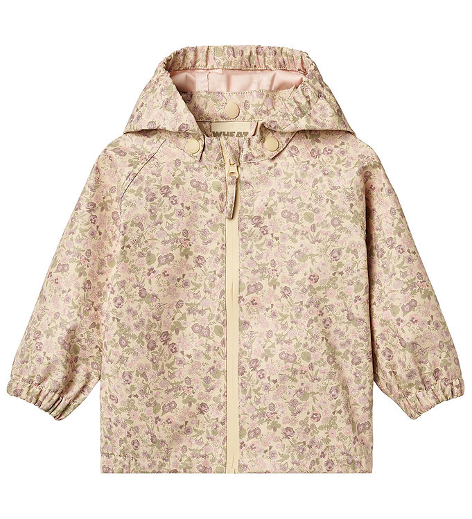 Beige Wheat Regnjakke Chardy Rose Flower Field - Wheat Regntøj  - 5715596143325