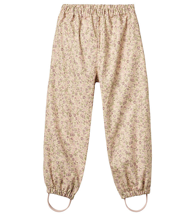Beige Wheat Regnbukser Olo Rose Flower Field - Wheat Regntøj  - 5715596144346