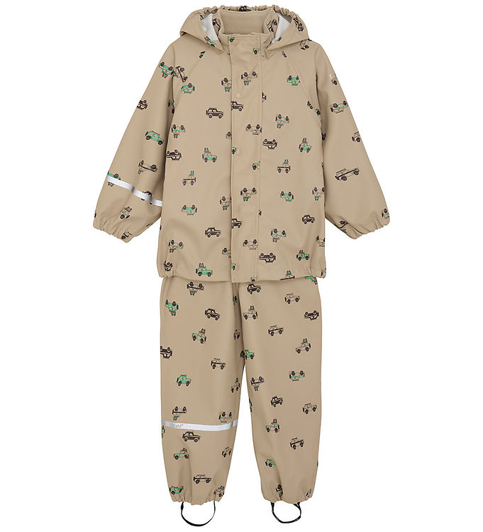 Hvid Celavi Regntøj Seler White Pepper Print - Celavi Regntøj  - 5713438265990