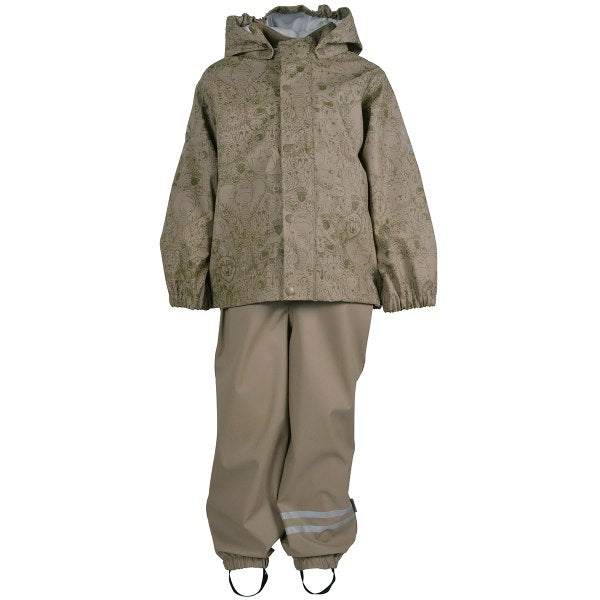 Grøn Mikk Line Delux Regntøj Covert Green - Mikk-line Regntøj  - 5715073009250