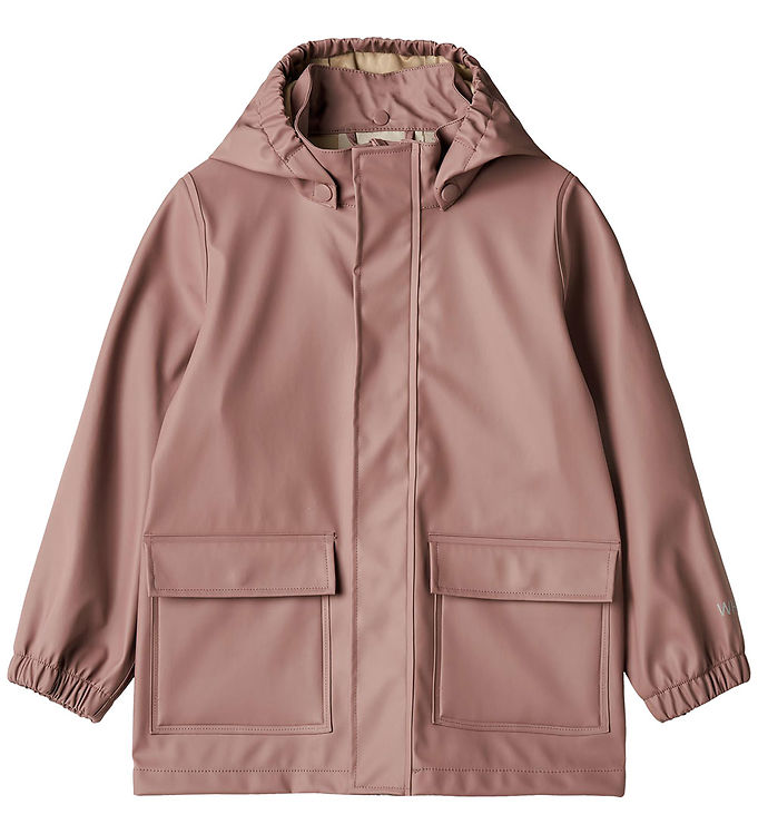 Lilla Wheat Regnjakke Ollo Dusty Lilac - Wheat Regntøj  - 5715023904093