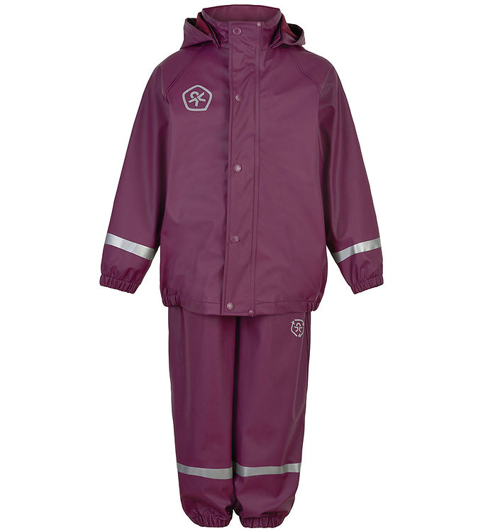 Lilla Color Kids Regntøj Seler Plum Caspia - Color Kids Regntøj  - 5714625629410