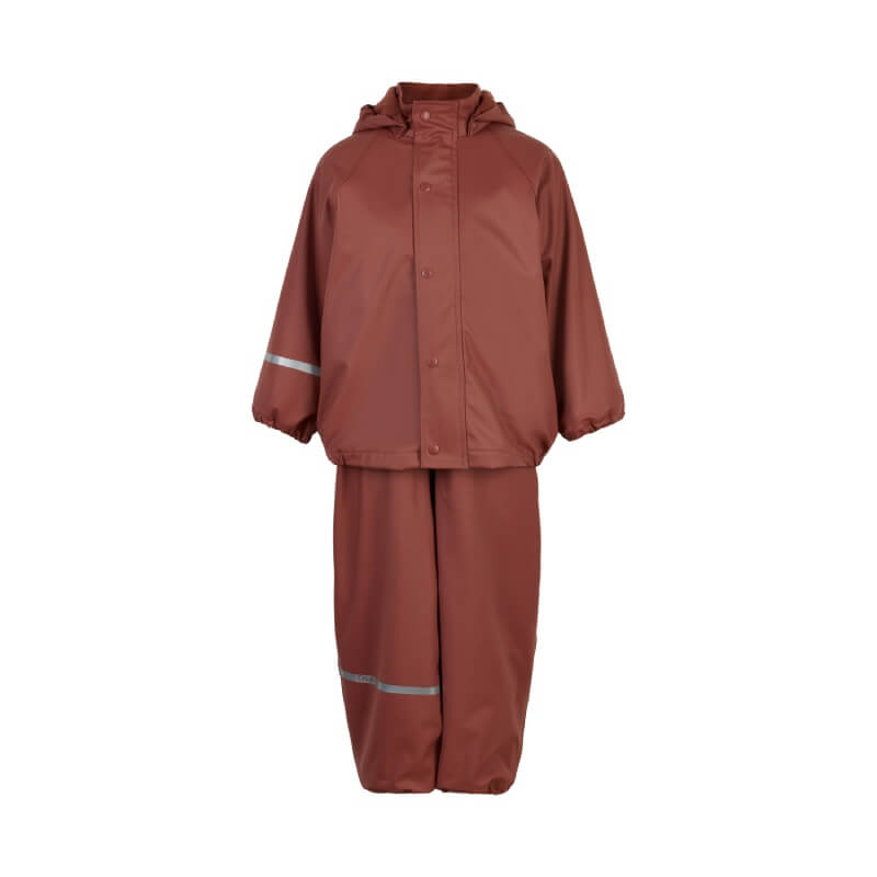 Mahogany Celavi Regntøj Solid Med Fleece - Celavi Regntøj  - 5714625461386