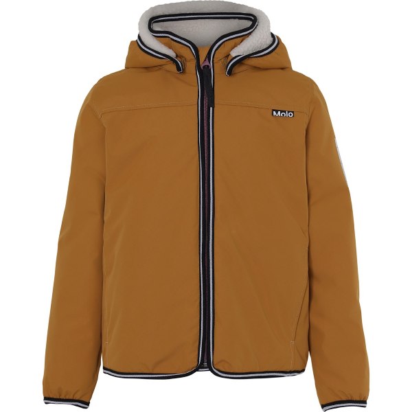 Molo Winner Regnjakke Autumn Leaf 122 128 - Molo Regntøj  - 5714210373902