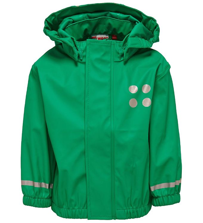Grøn Lego Wear Regnjakke - LegoÂ® Wear Regntøj  - 5700067454604