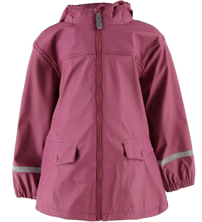 Rosa Color Kids Regnjakke Eldon Mørk - Color Kids Regntøj  - 5711309260662