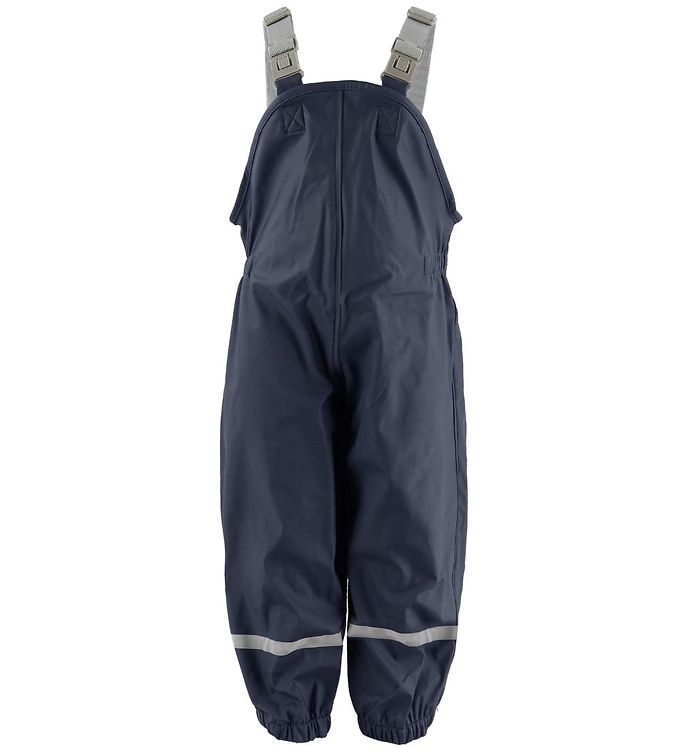 Blå Color Kids Regnbukser Seler Navy - Color Kids Regntøj  - 5714625166656