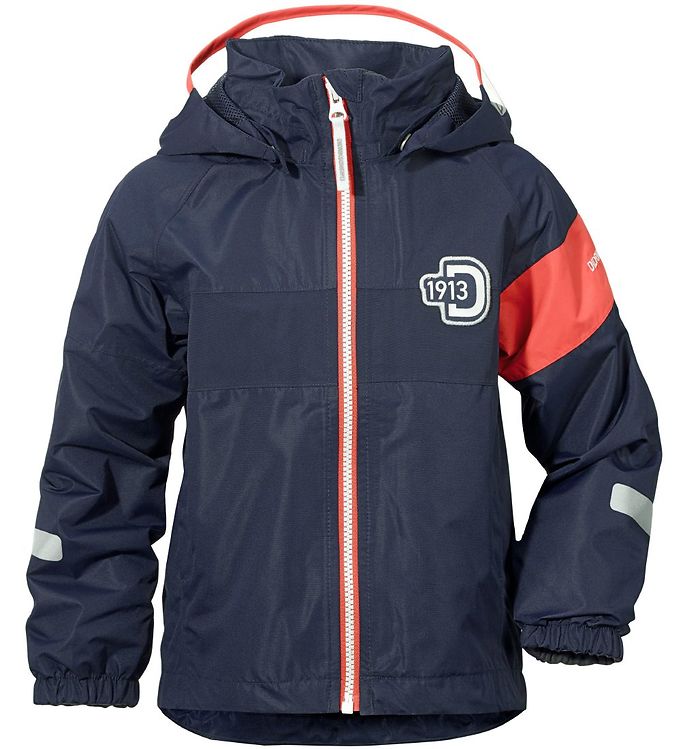 Blå Didriksons Regnjakke Kalix Navy - Didriksons Regntøj  - 7332627639466