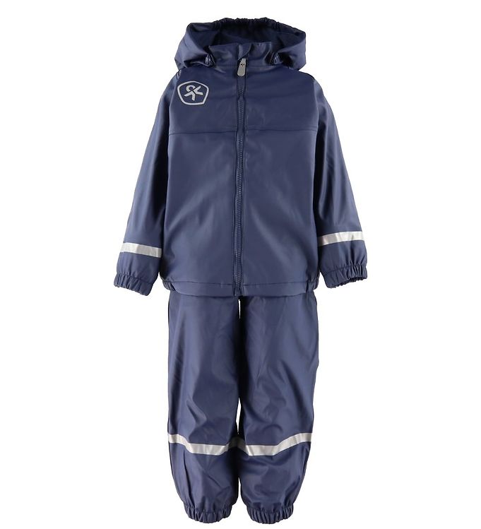 Blå Color Kids Regntøj Seler Fleece Dress Blues - Color Kids Regntøj  - 5714625497200