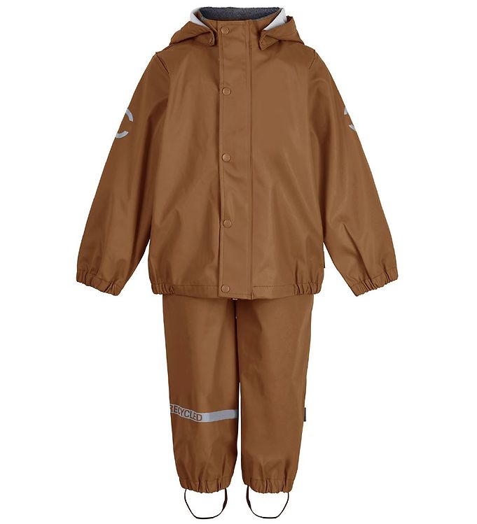 Brun Mikk Line Regntøj Recycled Rubber - Mikk-line Regntøj  - 5715073206703