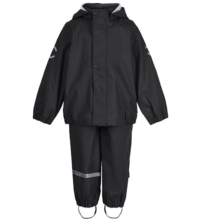 Sort Mikk Line Regntøj Recycled Black - Mikk-line Regntøj  - 5715073208608